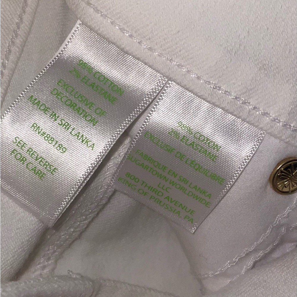 Lilly Pulitzer White Skinny Jeans - Picture 3 of 8